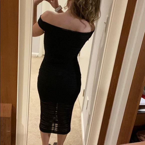 Bec & Bridge Deception Dress Black Size 2 - Picture 3 of 4